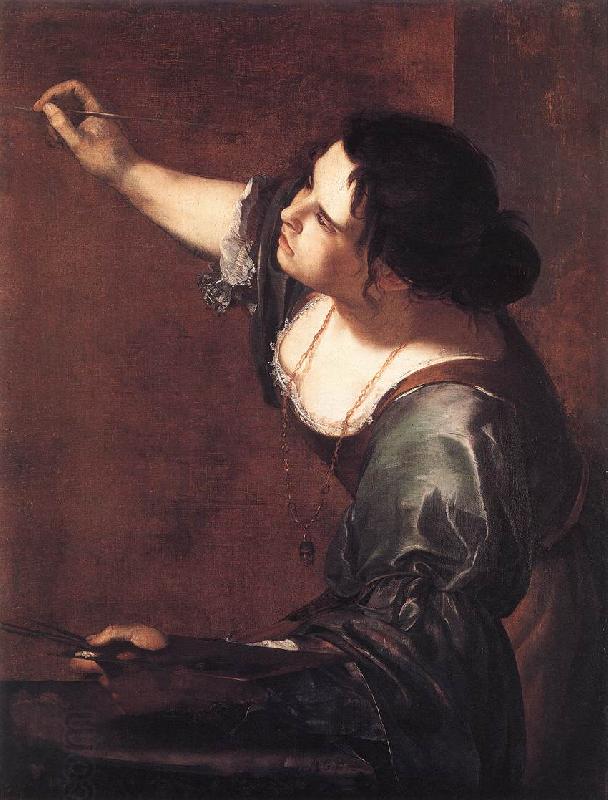 GENTILESCHI, Artemisia Self-Portrait as the Allegory of Painting fdg China oil painting art